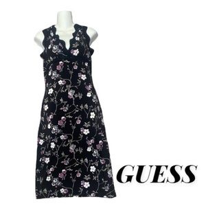 Guess-Jeans Sleeveless flower dress M
